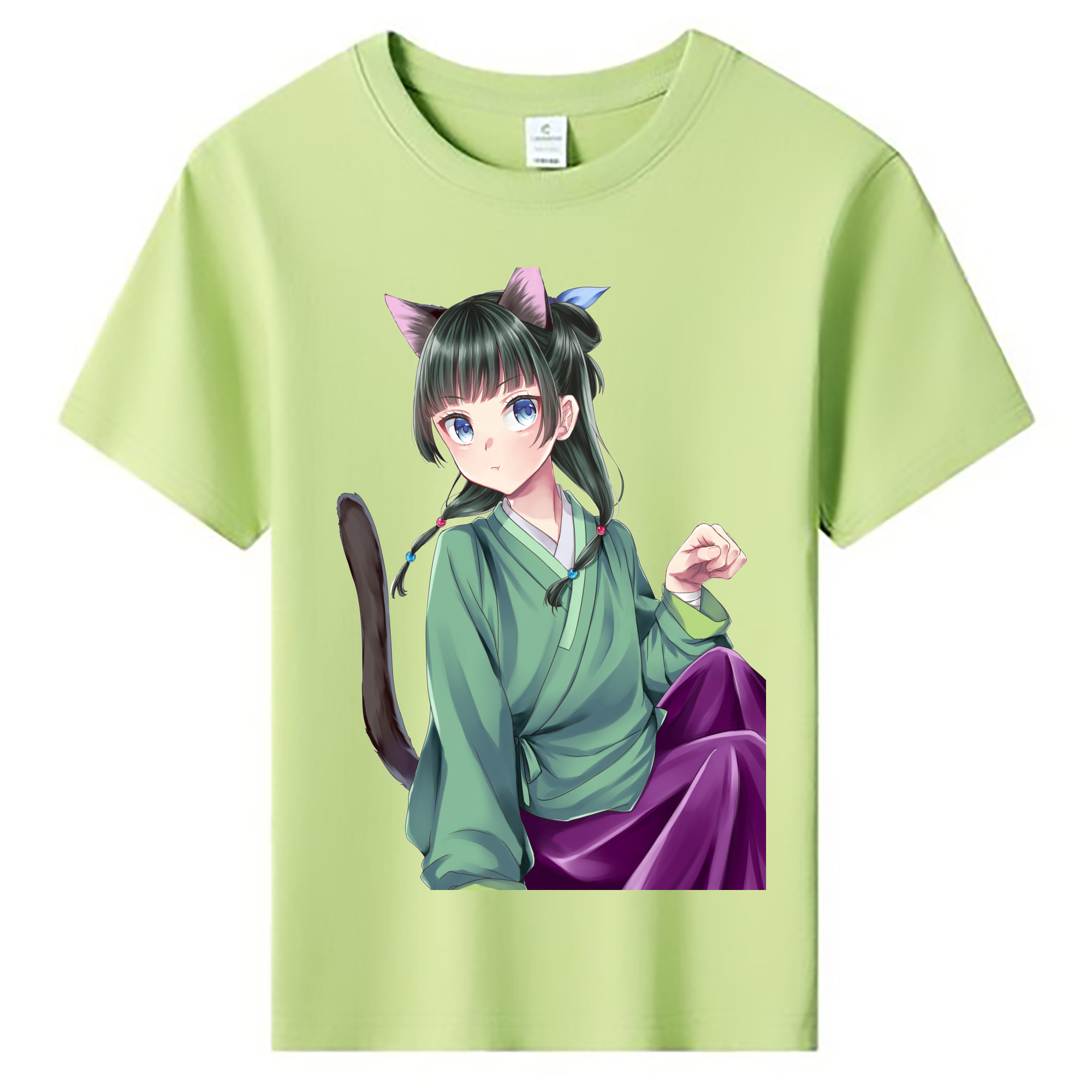 （画像用） 薬屋のひとりごと The Apothecary Diaries 綿100％キッズTシャツ（フロントプリント）